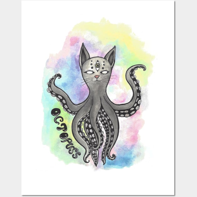 octopuss colored Wall Art by asiancoffeegirl